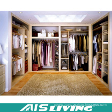 Space Save White Color Walk in Closet Wardrobe for Bedroom (AIS-W178)